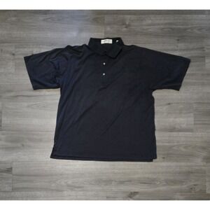 Vintage Fairway & Greene Polo Shirt Mens XXL Striped Textured Short Sleeve Golf